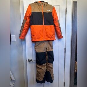 The North Face Boys Ski Jacket and Overalls